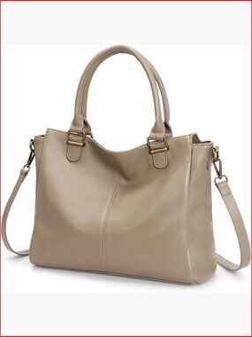 Genuine Leather Tote Bag Crossbody Satchel Handbags for Women